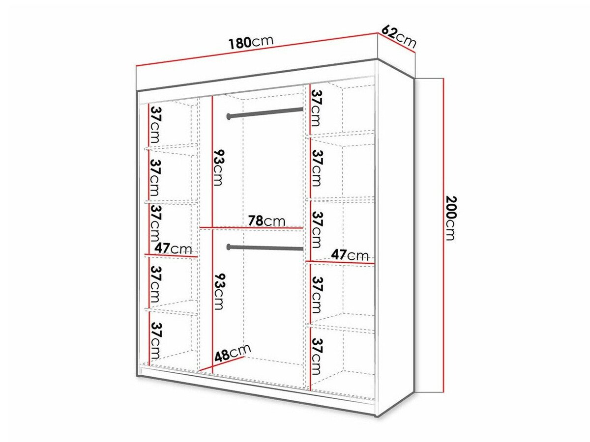 Armoire Anulio IV (Noir)