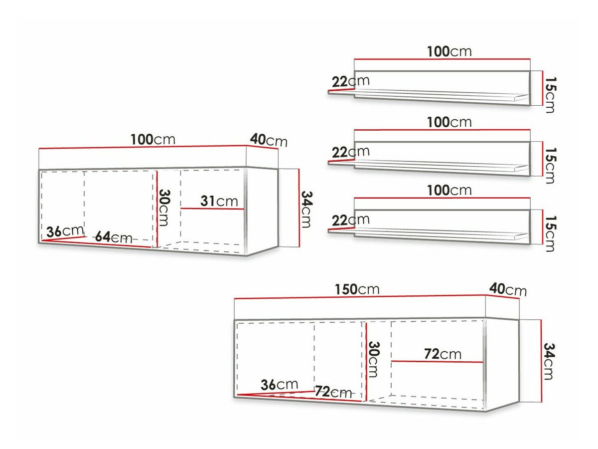 Ensemble de salon Anulio X (Blanc)