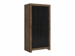 Armoire Dunfelu 111 (Chêne du Monastery + Chêne noir)