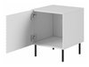 Ensemble de tables de chevet Charlotte 172 (Blanc + Noir)