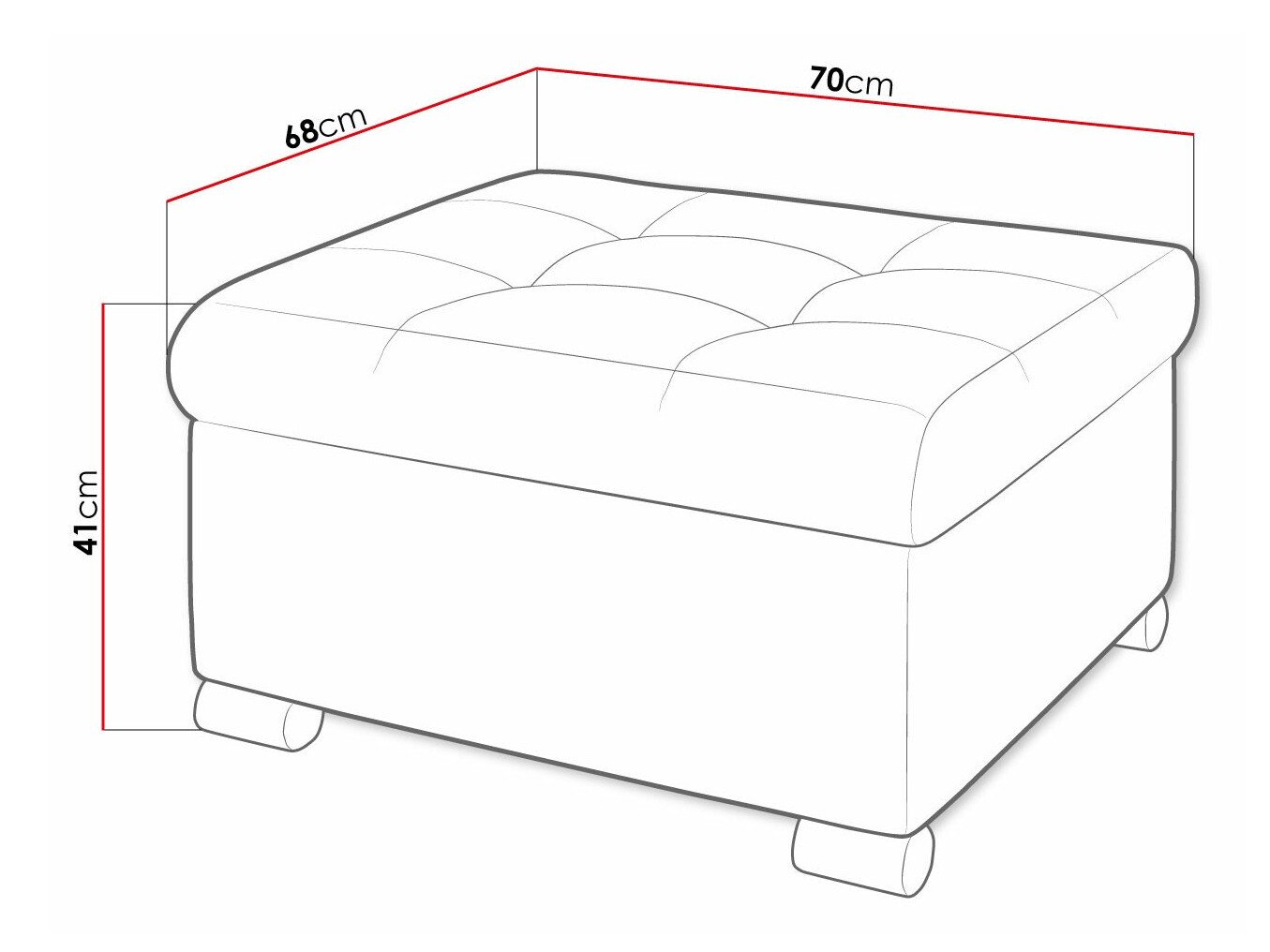 Pouf Comfivo Gemma (Matana 01)