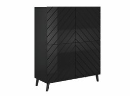 Buffet Charlotte 179 (Noir + Noir brillant)