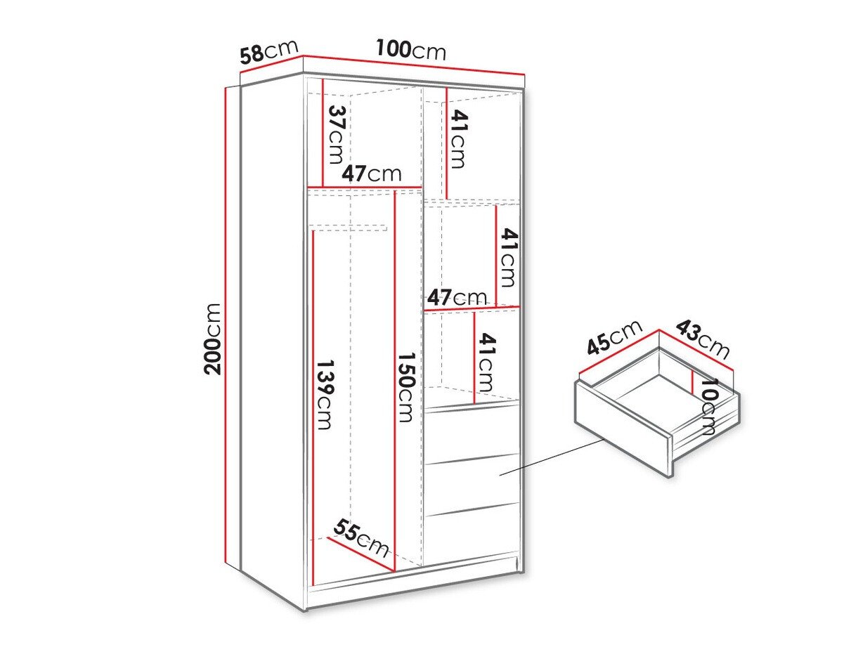 Armoire Collis III (Chêne wotan)