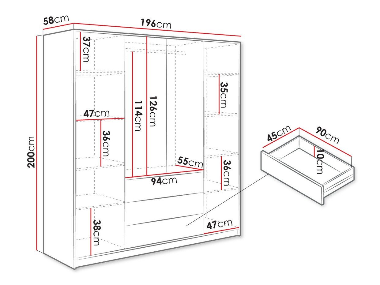 Armoire Collis V (Chêne wotan)