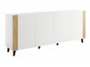 Buffet Charlotte 183 (Blanc + Craft chêne)