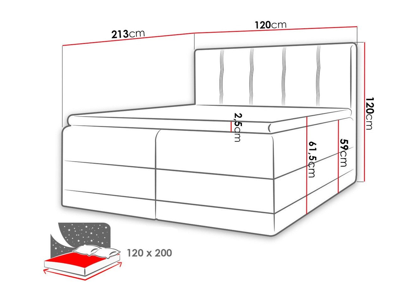 Lit boxspring Villa (Kameleon 9 + Kameleon 29)