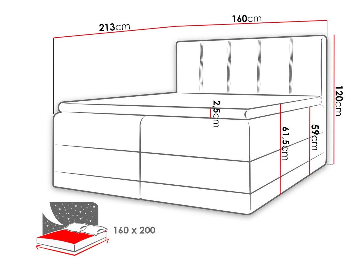 Lit boxspring Villa (Kameleon 9 + Kameleon 29)