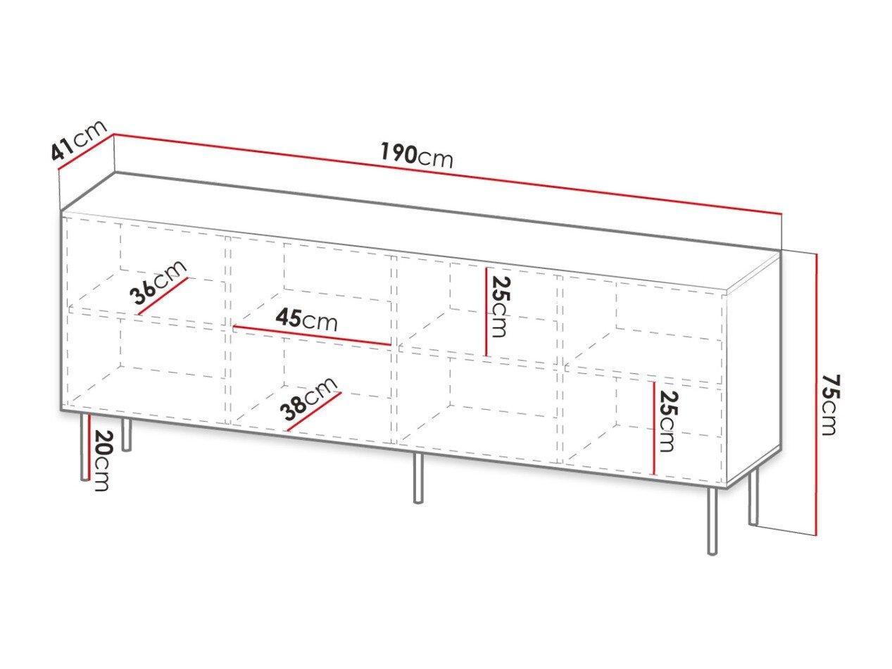 Buffet Lorelbo 101 (Blanc + Noir)