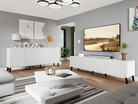 Ensemble de salon Charlotte 212 (Blanc)