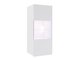 Armoire murale Tivdalu 102 (Blanc + Blanc brillant)