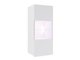 Armoire murale Tivdalu 102 (Blanc + Blanc brillant)