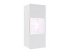 Armoire murale Tivdalu 102 (Blanc + Blanc brillant)