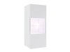 Armoire murale Tivdalu 102 (Blanc + Blanc brillant)