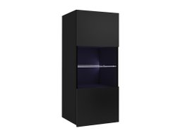Armoire murale Tivdalu 102 (Noir + Noir brillant)