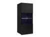 Armoire murale Tivdalu 102 (Noir + Noir brillant)