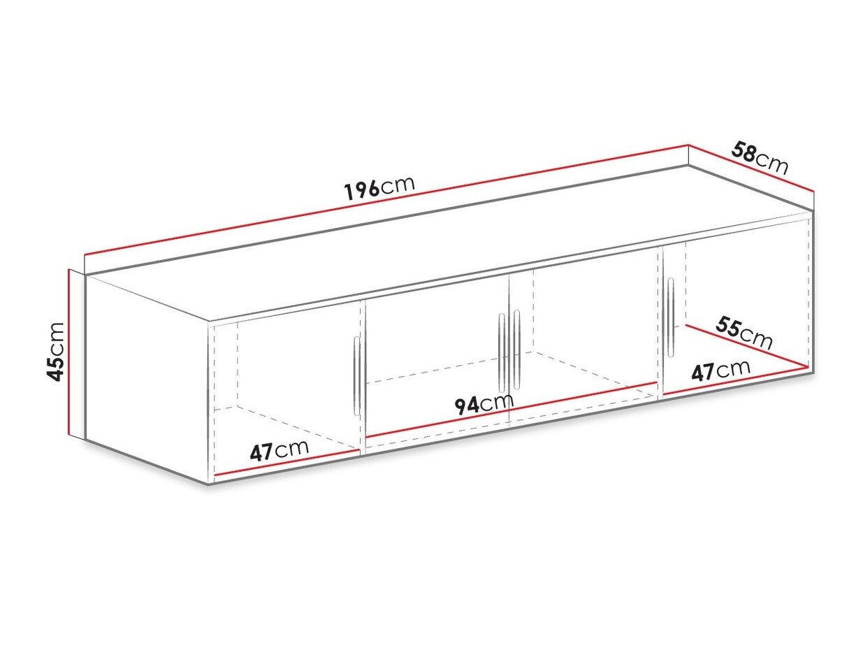 Armoire Dortivu I (Sonoma chêne)
