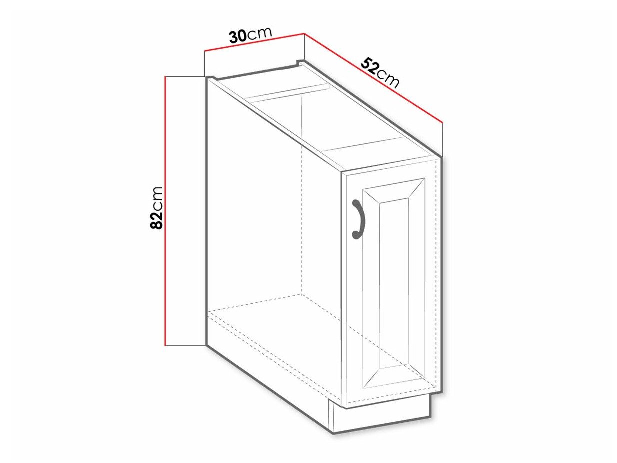 Armoire modulaire avec panier extractible Retro Grey 102