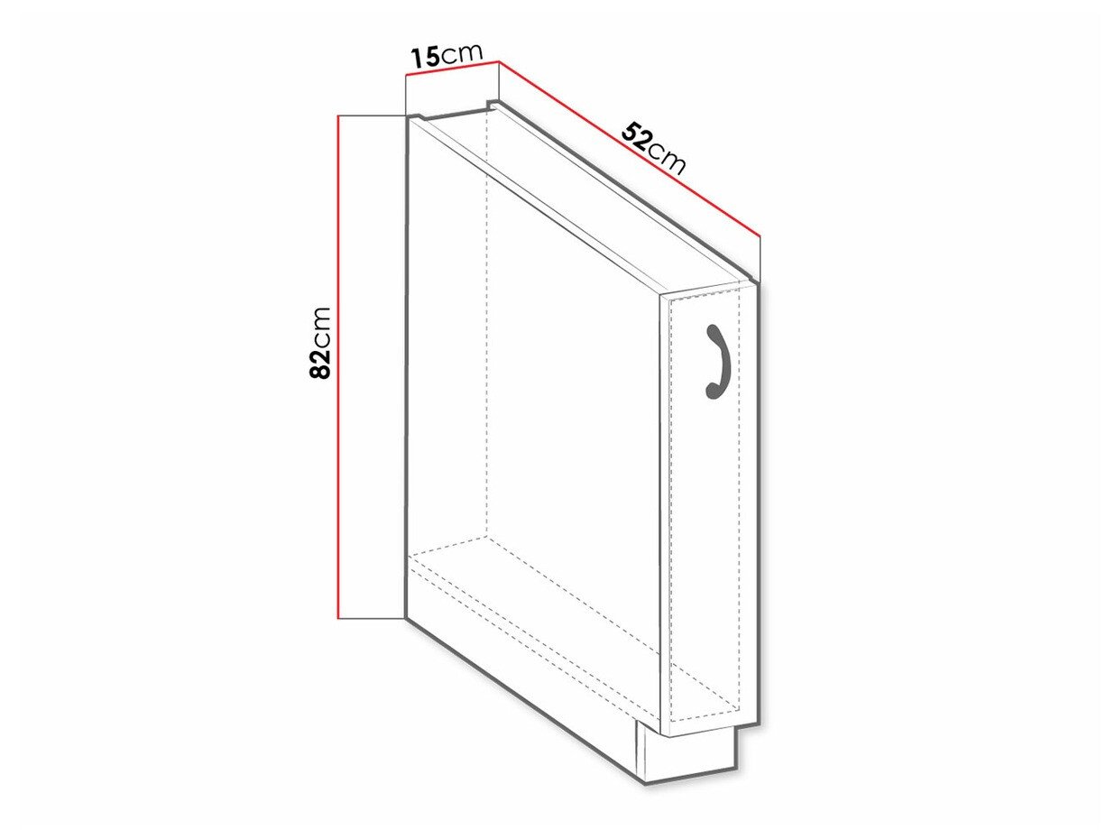 Armoire modulaire avec panier extractible Retro White 101