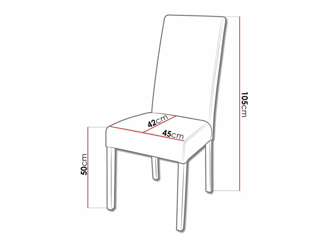 Chaise Sparks 184 (Blanc)