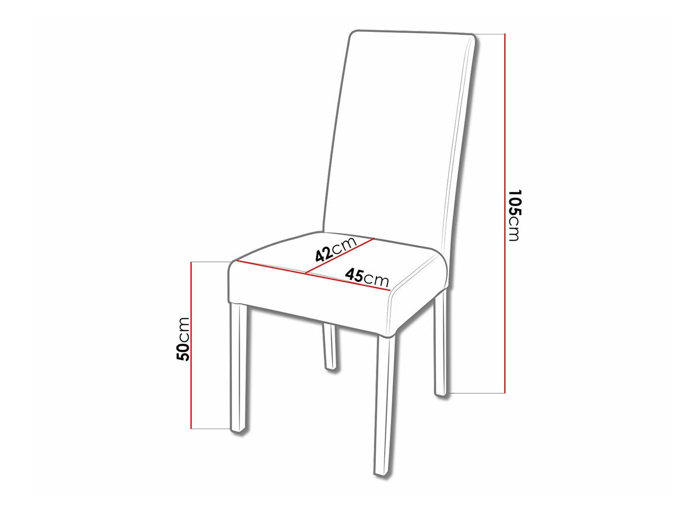 Chaise Sparks 184 (Sonoma chêne)