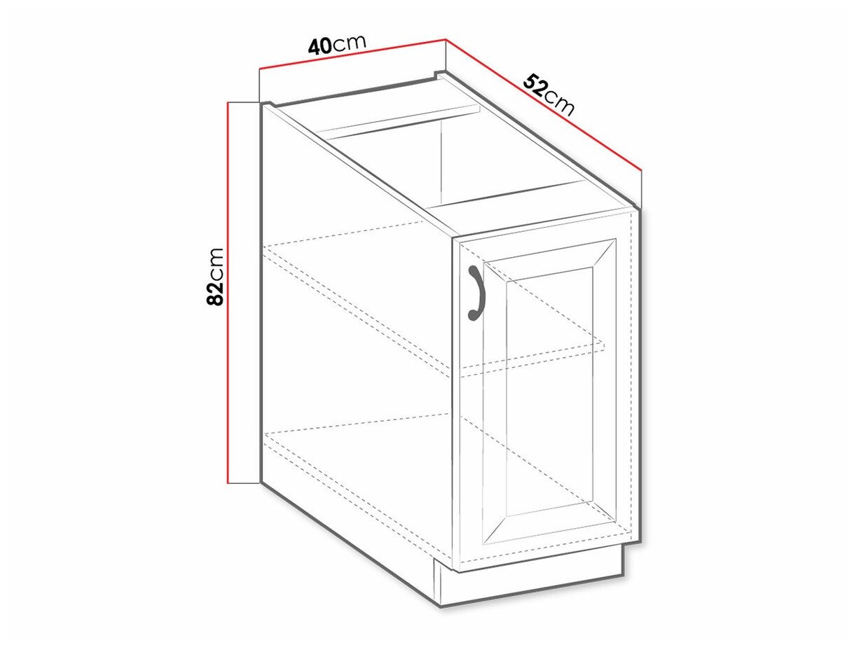 Armoire modulaire avec portes Retro Grey 103