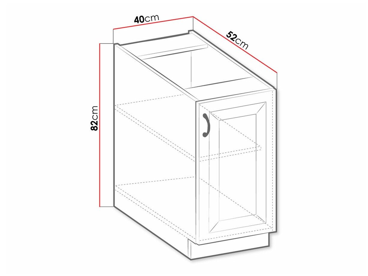 Armoire modulaire avec portes Retro White 103