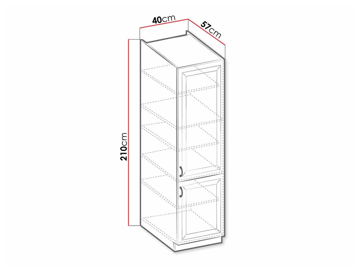 Armoire modulaire avec portes Retro White 104