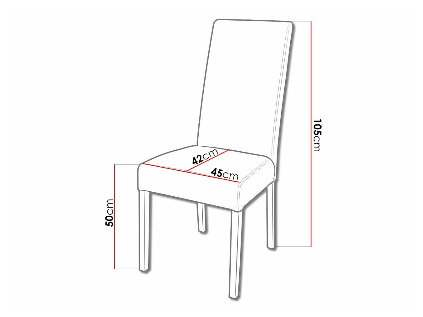 Chaise Sparks 184 (Noix)