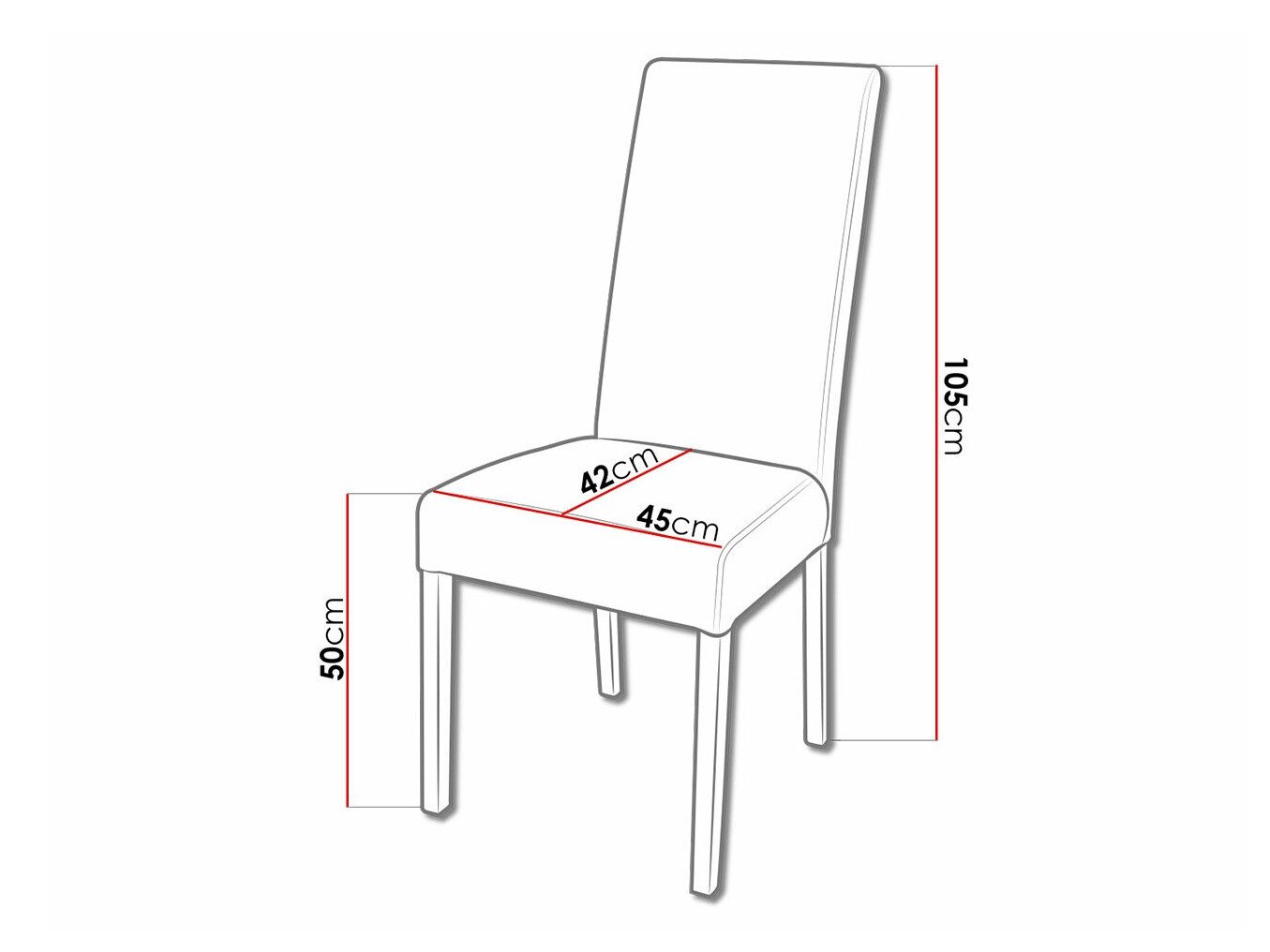 Chaise Sparks 184 (Wengué)