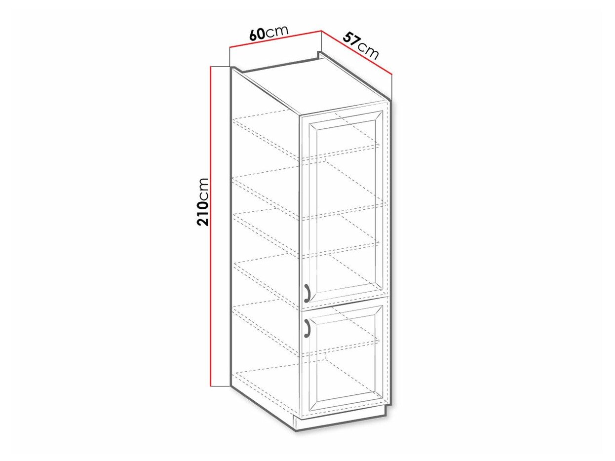 Armoire modulaire avec portes Retro Grey 110
