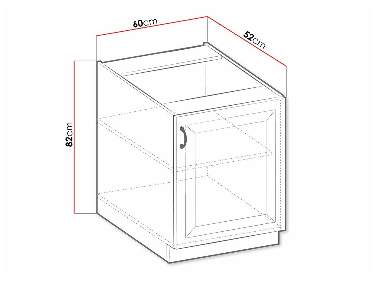 Armoire modulaire avec portes Retro White 107