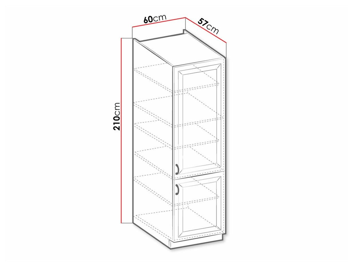Armoire modulaire avec portes Retro White 110
