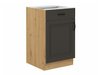 Armoire modulaire avec tiroirs et portes Retro Grey 105
