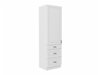 Armoire modulaire avec tiroirs et portes Retro White 114