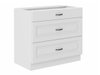 Armoire modulaire avec tiroirs Retro White 120