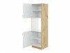 Armoire modulaire pour appareils intégrés Retro White 115