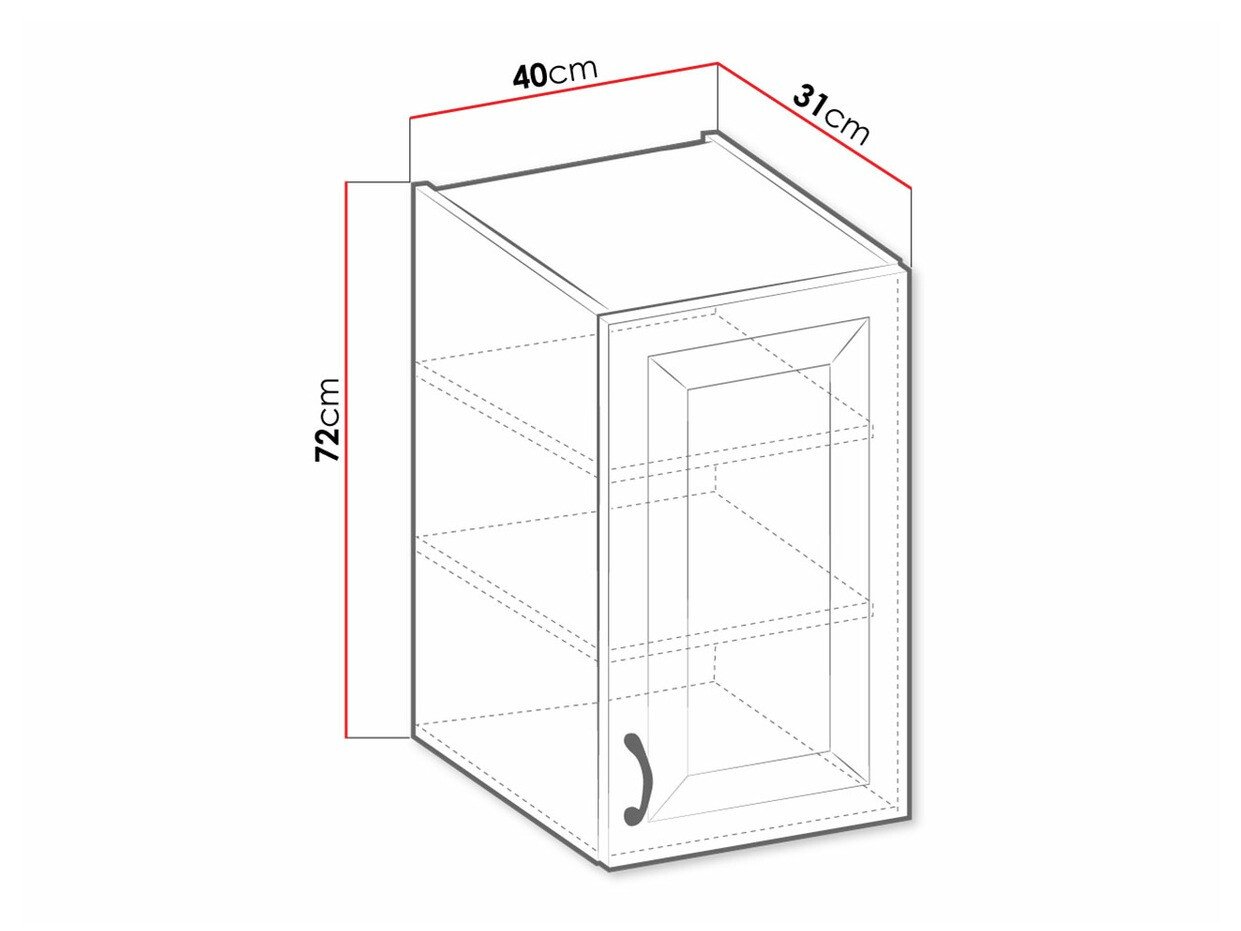 Armoire murale modulaire Retro Grey 126