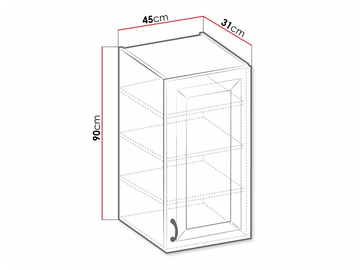 Armoire murale modulaire Retro Grey 131