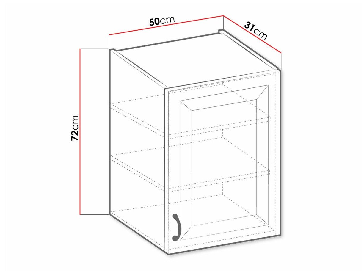 Armoire murale modulaire Retro Grey 132