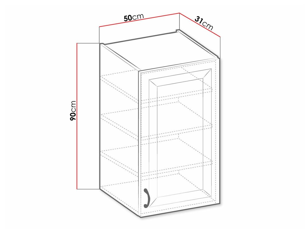 Armoire murale modulaire Retro Grey 133