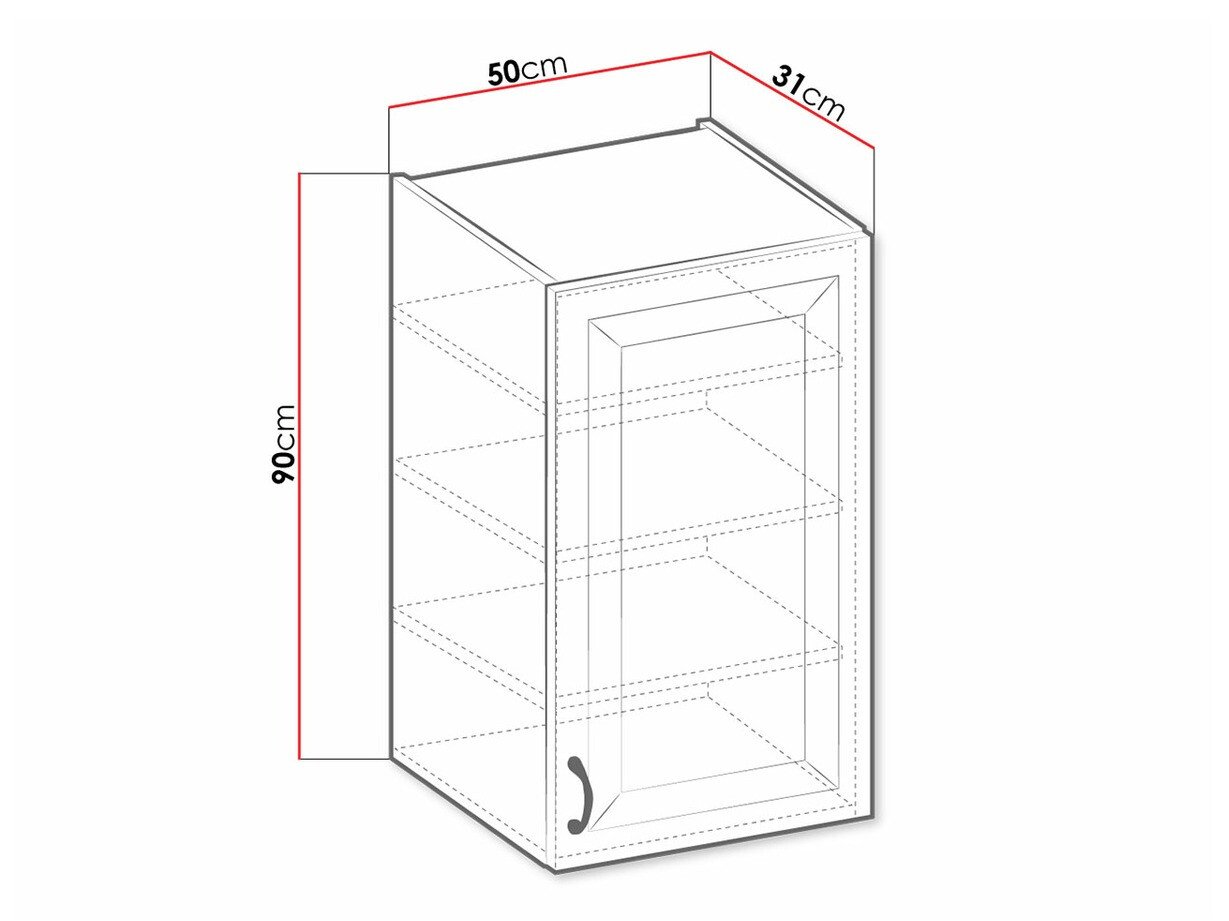 Armoire murale modulaire Retro White 133