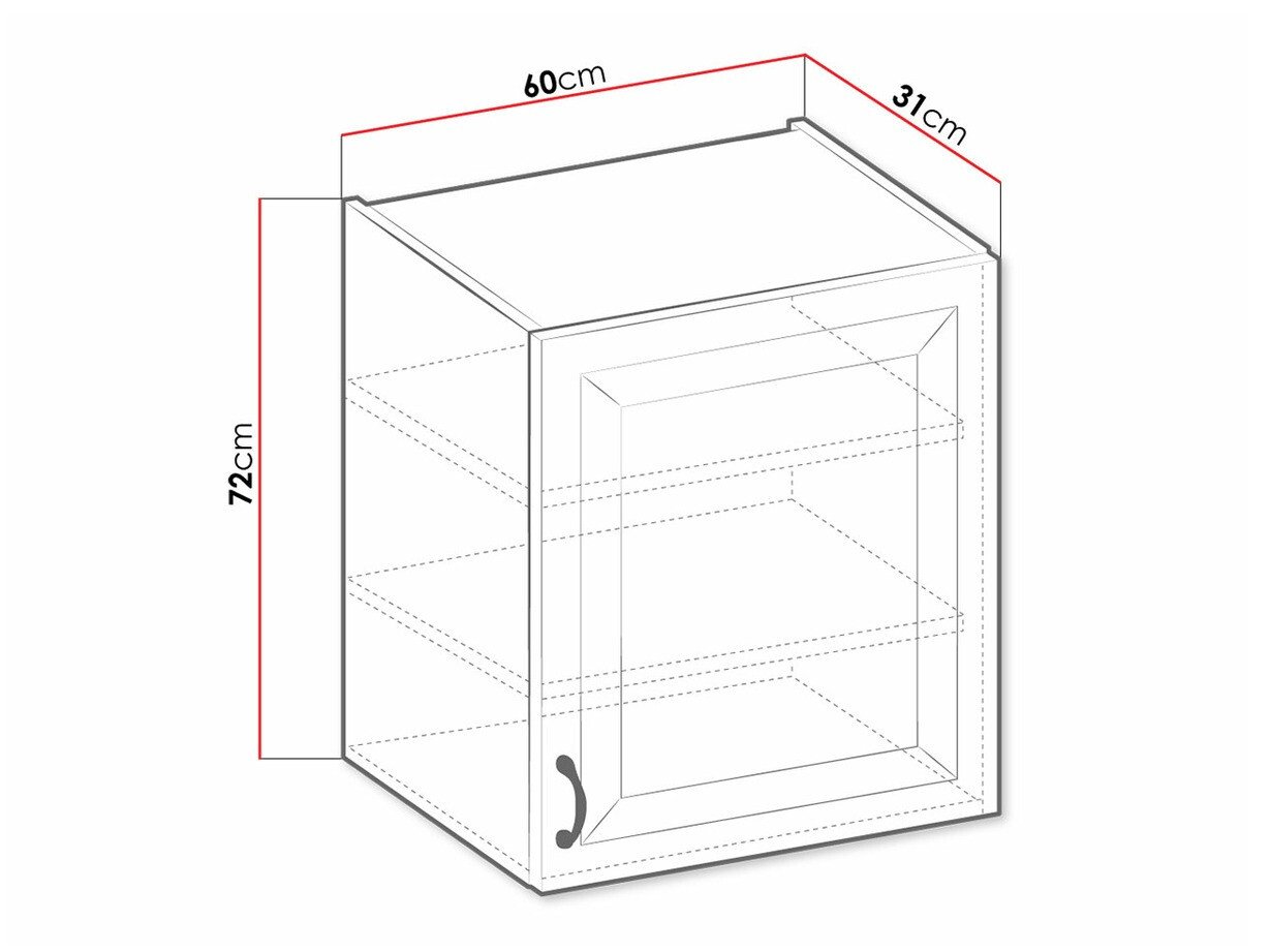 Armoire murale modulaire Retro White 135