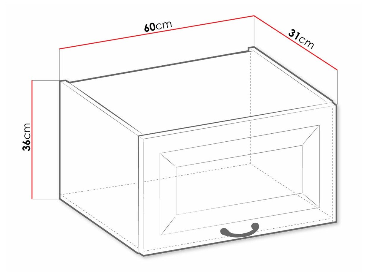Armoire murale modulaire Retro White 137
