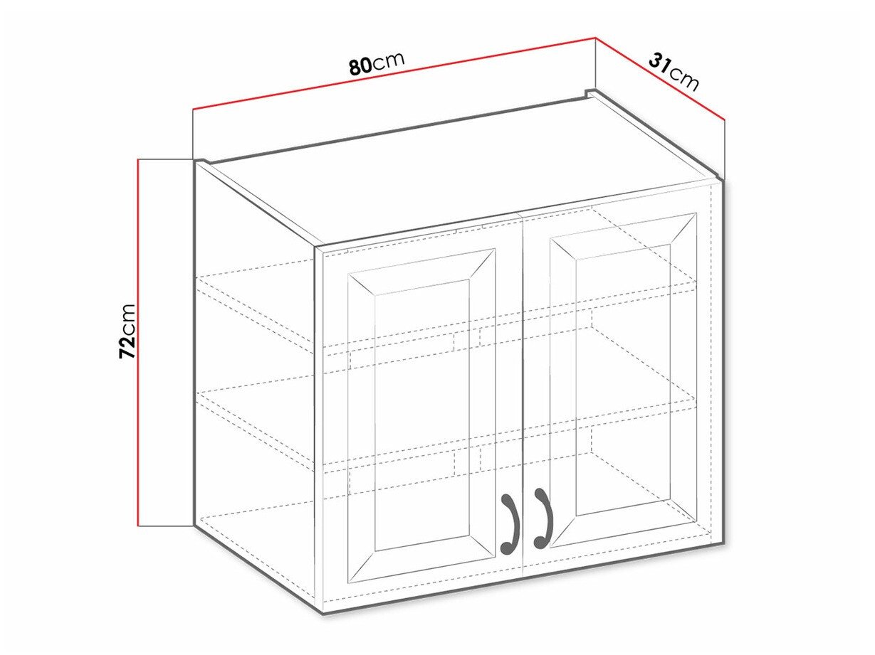 Armoire murale modulaire Retro White 139