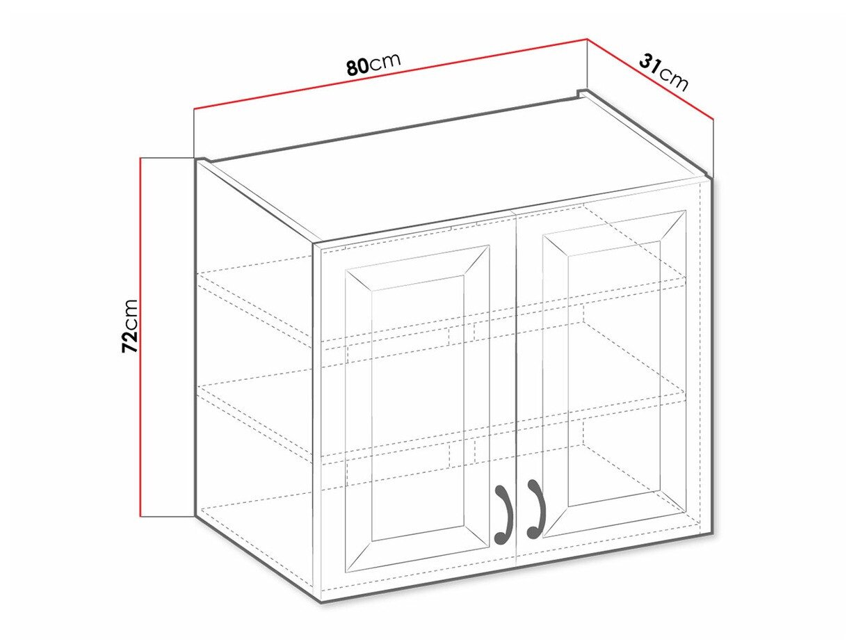 Armoire murale modulaire Retro Grey 139