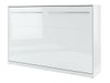 Lit escamotable Concept Pro Lenart IV (Blanc + Blanc brillant)