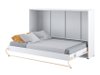 Lit escamotable Concept Pro Lenart IV (Blanc + Blanc brillant)