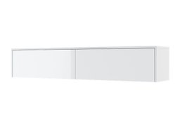 Armoire murale Concept Pro Lenart (Blanc brillant + Blanc)