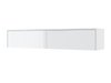 Armoire murale Concept Pro Lenart (Blanc brillant + Blanc)