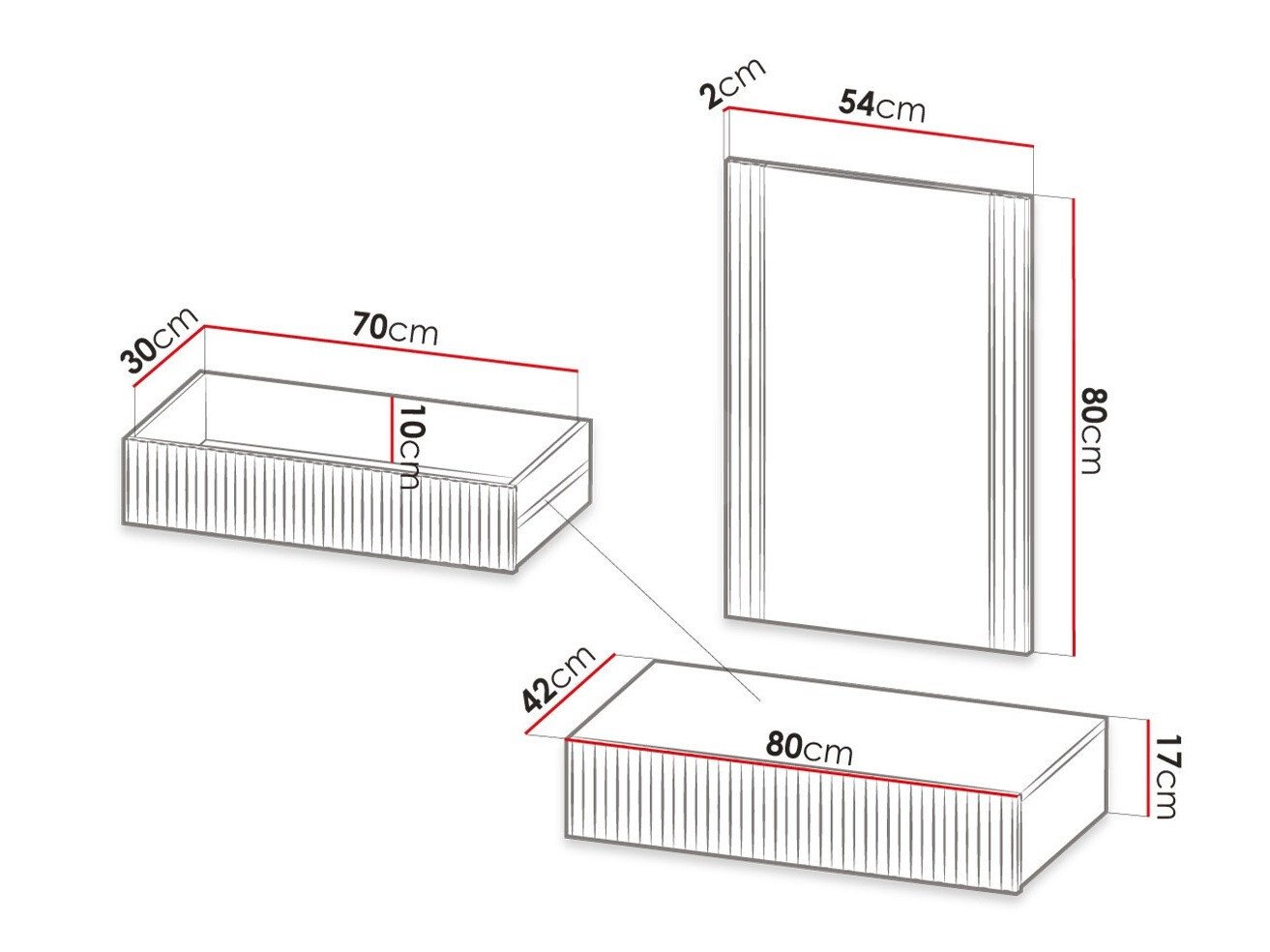 Coiffeuse Dicto (Noir)